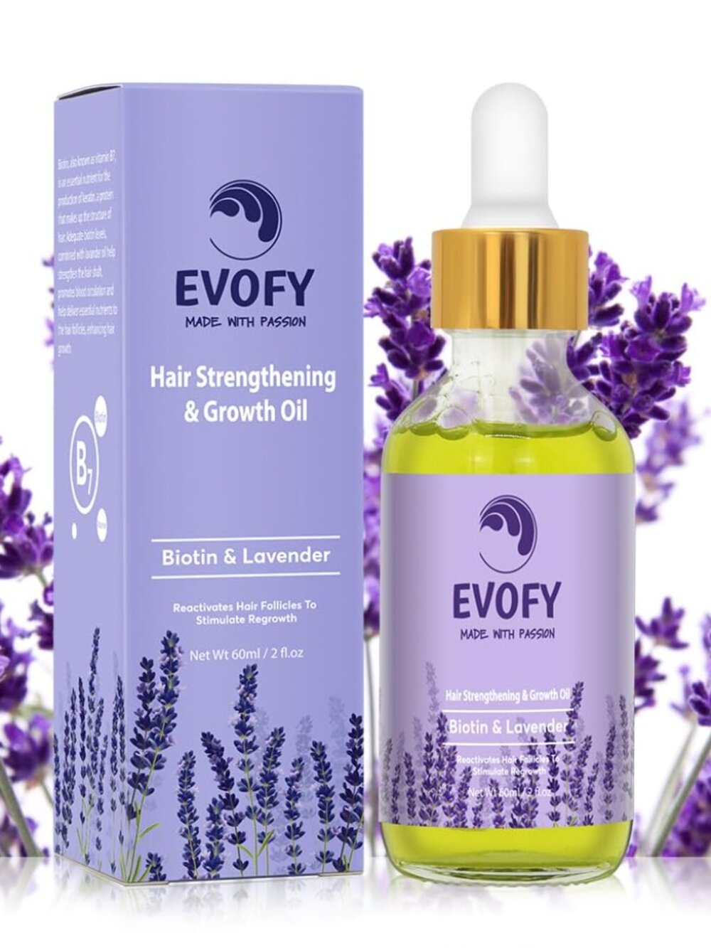TWO (2) EVOFY Oil Hair Growth Strengthening - Picture 2 of 13